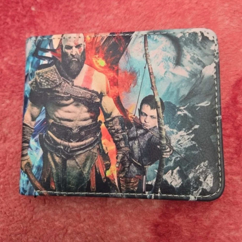New God Of War Anime Manga Leather Wallet